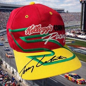 Vintage 90s NASCAR Kellogg’s Corn Flakes Racing Terry Labonte Snapback Hat Cap